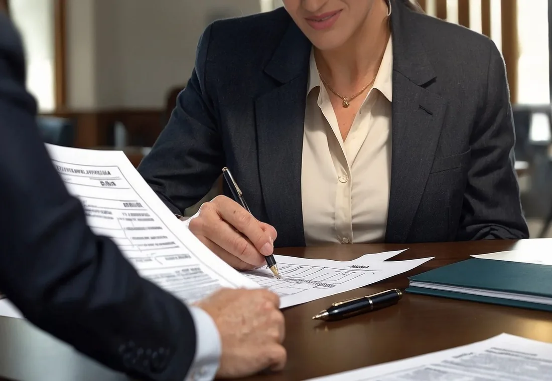 Legal documents prepared for service by a New York process server